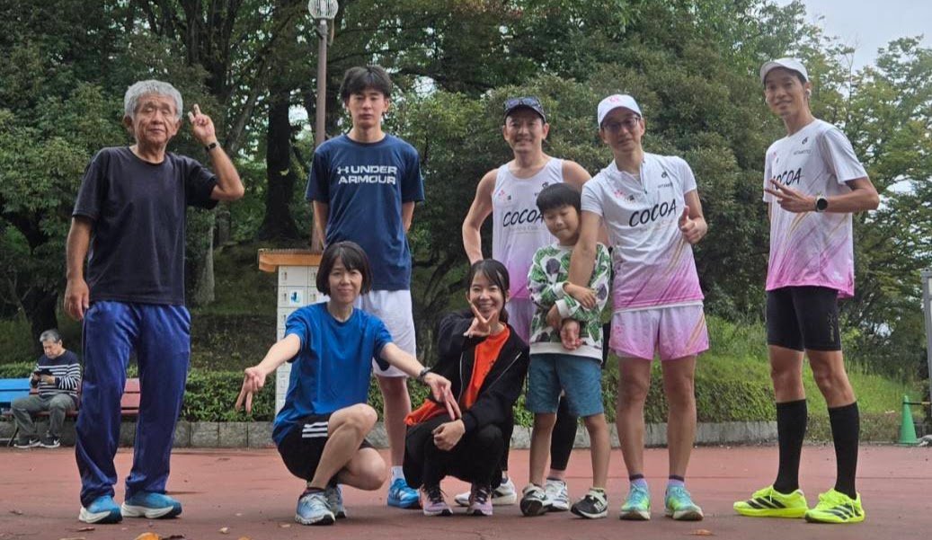 練習会後のメンバー集合写真